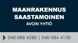 Maanrakennus Saastamoinen avoin yhtiö logo